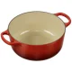 Чугунная кастрюля Le Creuset Signature круглая 20 см, 2.4 л, красная