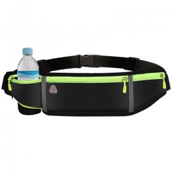 Ultimate Skriešanas Vingrošanas Jostas Soma, Melna | Outdoor Travel Running Belt Zipper Waist Crossbody Bag for Phone...