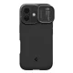 Spigen Optik Armor MagSafe Vāciņš iPhone 17 - Melns ar Kameras Aizsargu | Camera Cover