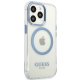 Apple iPhone 13 Pro 6.1\'\' Guess Metal Outline Magsafe Case Cover, Blue | Telefona Maciņš Vāks Apvalks Bampers