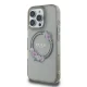 Guess iPhone 16 Pro Max Case IML Flowers Wreath MagSafe, Black