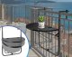 Salokāmais piekaramais balkona galds, plaukts | Folding Balcony Table Shelf