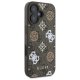 Guess Peony On 4G Background MagSafe vāciņš Apple iPhone 16, brūns