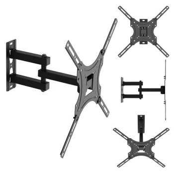 Настенное крепление для ТВ Maclean MC-190, 32-55", до 25 кг, VESA 400x400, черное