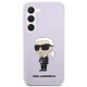 Karl Lagerfeld Samsung Galaxy S23+ vāciņš Silicone Ikonik, violets