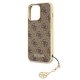 Guess 4G Charms Collection vāciņš iPhone 13 Pro / 13, brūns