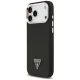 Чехол Guess Grained Triangle Logo MagSafe для iPhone 17 Pro — черный