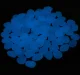 Fluorescējoši dekoratīvie akmeņi AG653A, 100 gab., zili