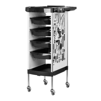 Парикмахерская тележка Gabbiano X11-9 белая