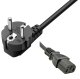 Voltage Converter 230V to 12V with Cigarette Lighter Socket PT12A, Black