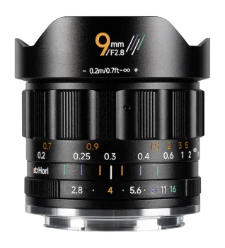 Сверхширокоугольный мануальный объектив AstrHori MF 9 mm f/2.8 APS-C для Sony E
