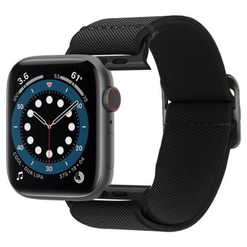 Spigen Fit Lite Strap for Apple Watch (42/44/45/49 mm), Black