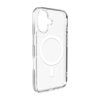 Puro Lite Mag Case for iPhone 17 with MagSafe, Transparent / White