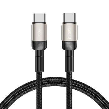 Tech-Protect UltraBoost Evo USB-C / USB-C PD kabelis 100W 1m, titāna