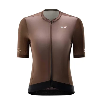 Rockbros 15110007004 TVI Women's Short Sleeve Cycling Jersey M - Brown