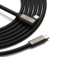 Ringke USB-C kabelis USB 3.2 Gen 2x2, PD 3.1 240W, 4K 60Hz, 2 m, melns