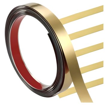 Dekoratīvā pašlīmējošā lente apdarei 2cm x 10m, zelta