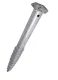 Skrūvpālis M profils 68x800x1.8 mm M12 cinkots (HDG)