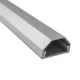 Alumīnija kabeļu noseglīste Maclean MCTV-897 S, 33x18x750 mm, sudraba