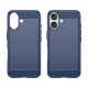 Чехол для iPhone 16 Plus Carbon Case, синий