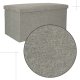 Saliekams Pufs Kaste ar Uzglabāšanas Nodalījumu, 76x38x38cm | Folding Ottoman Padded Stool Storage Box