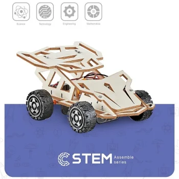 Деревянный конструктор Полноприводный гоночный автомобиль STEM
