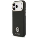 Чехол Guess для iPhone 17 Pro Max Grained Strass Logo MagSafe, черный