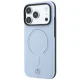 Mercedes Leather 3D MagSafe vāciņš iPhone 18 Pro / 17 Pro, zils