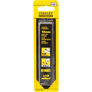 Сменные сегментные лезвия Stanley STHT2-11818 Carbide 18 мм, 10 шт.