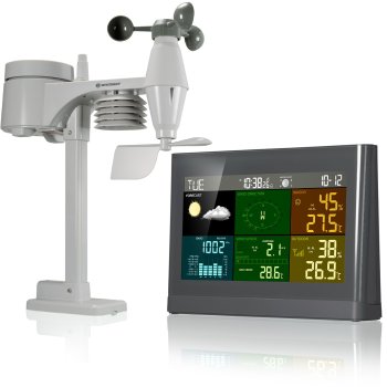 Метеостанция Bresser 7002550QT5000 5-in-1 Comfort, серая