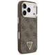 Guess 4G PU Leather MagSafe vāciņš Apple iPhone 17 Pro brūns