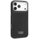 Audi iPhone 17 Pro vāciņš GT Synthetic Leather MagSafe, melns