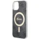 Guess iPhone 15 Plus / 14 Plus Case 4G MagSafe, Black