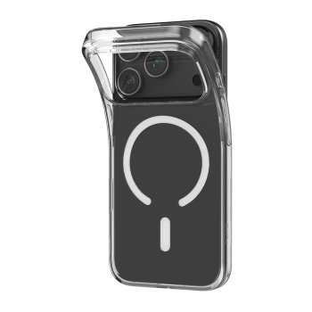 Чехол Puro 0.3 MAG Ultra-Slim TPU с поддержкой MagSafe для iPhone 17 Pro – прозрачный