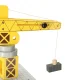 Деревянная игрушка Морской порт с краном и кораблем KX3774