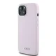 Чехол DKNY для iPhone 15 Plus / 14 Plus Liquid Silicone MagSafe, розовый