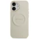 Guess Peony Hot Stamp MagSafe iPhone 17 vāciņš – bēšs | Phone Case Cover
