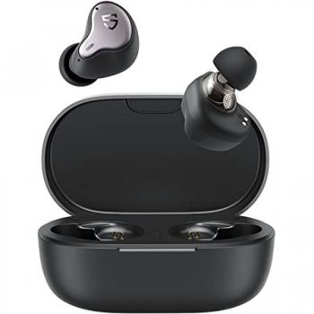 Soundpeats H1 TWS Bluetooth 5.0 Waterproof Wireless Earphones Stereo Earbuds, Black | Bezvadu Austiņas ar Uzlādes...