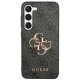 Чехол Guess для Samsung Galaxy S23 4G Big Metal Logo, серый