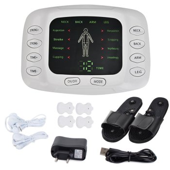 Muskuļu un Nervu Elektrostimulators EMS + Akupunktūras Čības | Muscle Electrostimulator