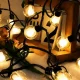 Садовая гирлянда на солнечной батарее 20 LED, теплый белый