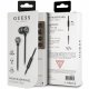 Guess GUEPWIBK 3.5mm vadu austiņas, melnas/sudraba