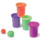 Plastmasas konditorejas maisījums Creativ 4x114g 4 neona krāsas Maped