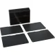 Joseph Joseph Folio Steel 4 griešanas dēlīšu komplekts, melns