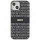 DKNY iPhone 15 / 14 / 13 vāciņš IML Mono & Stripe MagSafe, melns