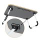 Folding laptop table for bed and breakfast, portable stand