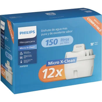 Сменные картриджи для фильтра воды Philips Micro X-Clean AWP213/10, 12 шт., белые