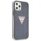 Guess iPhone 12 Pro Max vāciņš Jeans Collection, tumši zils