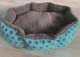 Gulta Dīvāns Guļvieta Kaķim Sunim Dzīvniekam - 35x37cm, Zils | Pet Bed Sofa Sleeping Place for Cat Dog
