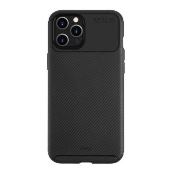 Apple iPhone 12 Pro Max 6,7" Uniq Etui Hexa Case Cover, Black | Чехол Кейс Бампер Обложка для...